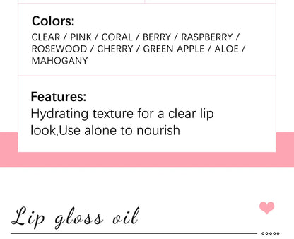 Moisturizing Lip Balm Original Lip Oil Gloss Care of the Lips