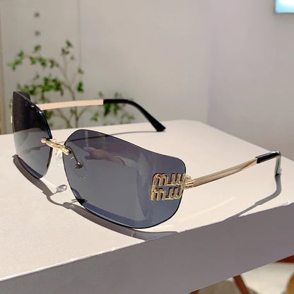 PunkVibe Fashion Luxury Metal Women Sunglasses