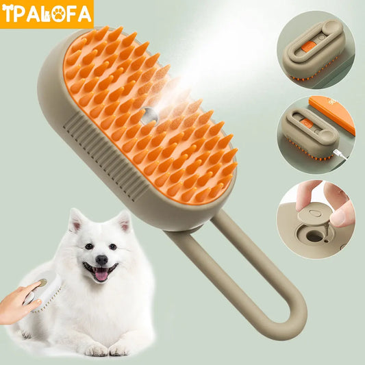 PawSpa Pro™ 3-in-1 Electric Pet Grooming Brush