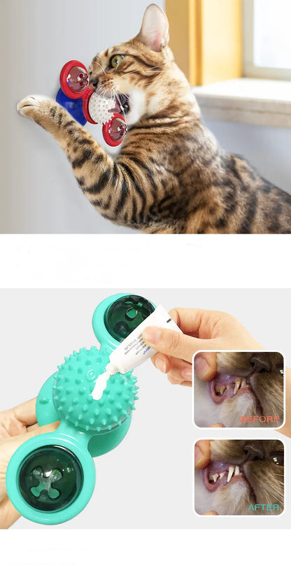 Engage Your Cat with the Windmill Cat Toy – The Ultimate Interactive Puzzle Toy for Fun and Mental Stimulation!