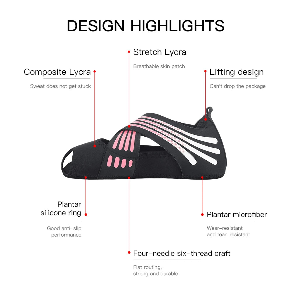 Gym Yoga Shoes Flat Soft Anti-slip Sole Ballet Fitness Dance