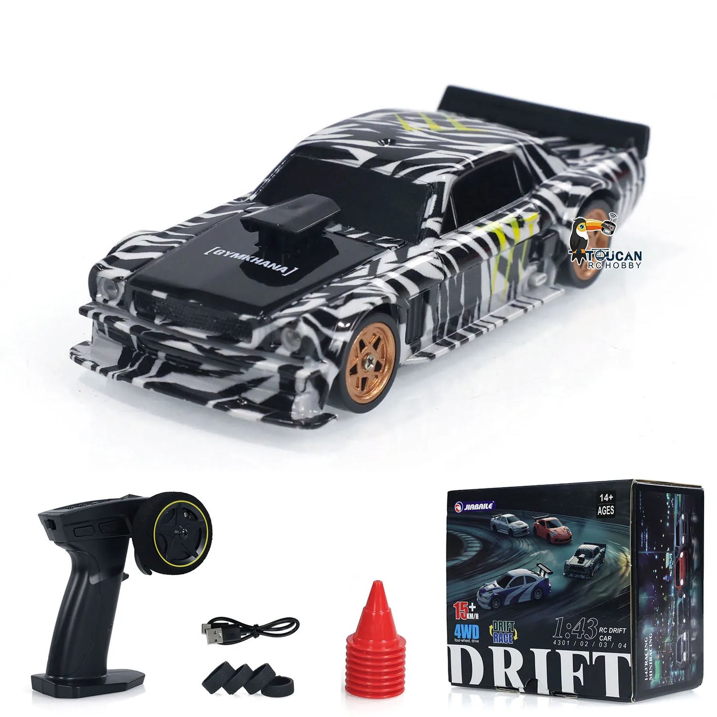 High-Speed Fun Awaits with the 1/43 Radio Control Drift Car – Ready-to-Go RC Mini Race Car!