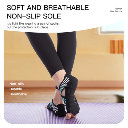 Gym Yoga Shoes Flat Soft Anti-slip Sole Ballet Fitness Dance