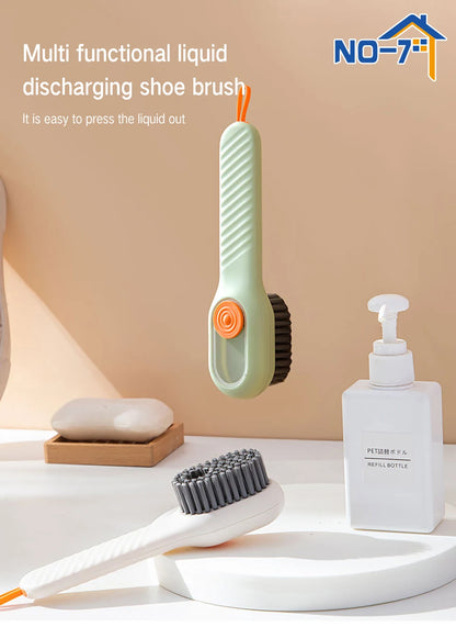 Multifunctional Cleaning Brush Soft-bristled Liquid Shoe Clothes Bush