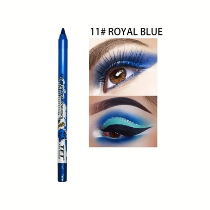 Pearly Glitter Colorful Eyeshadow and Eyeliner Gel Pen - Waterproof