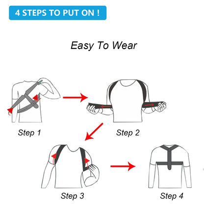 Back Posture Corrector Belt Brace Hunchback Corrector Adult Men and Women
