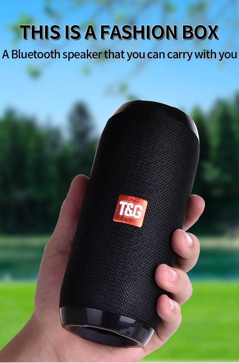 PartyBox TG117 Portable Bluetooth Speaker Outdoor Wireless Woofer Free Call /FM/TF Card/USB