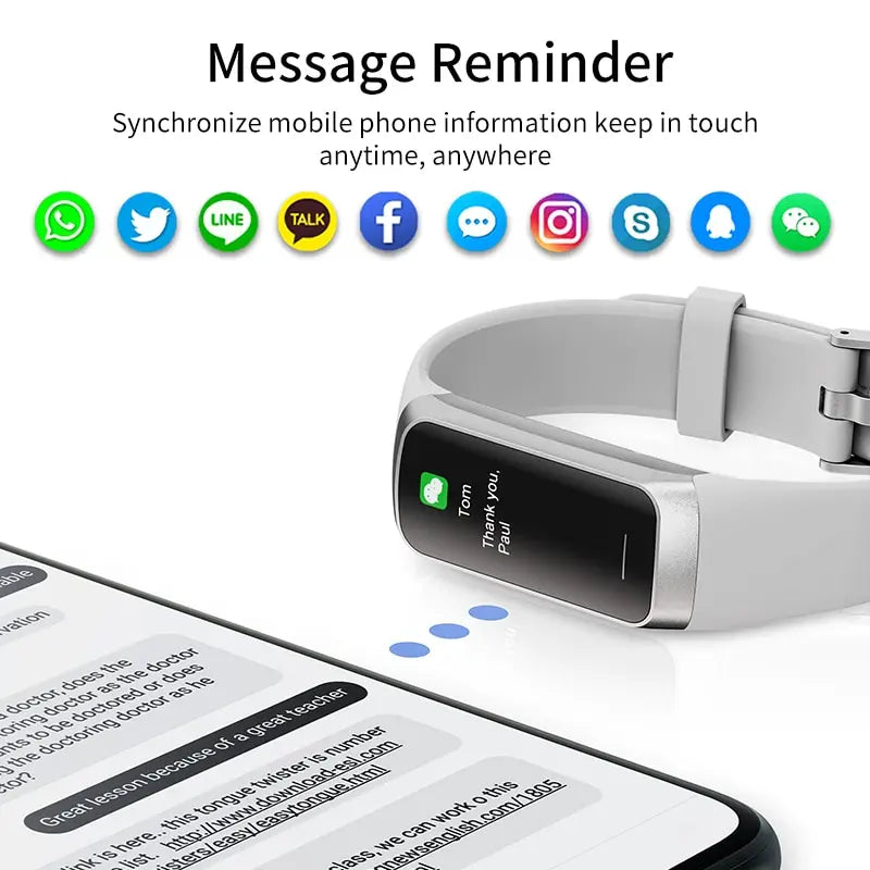 LIGE Amoled Smart Watch Men