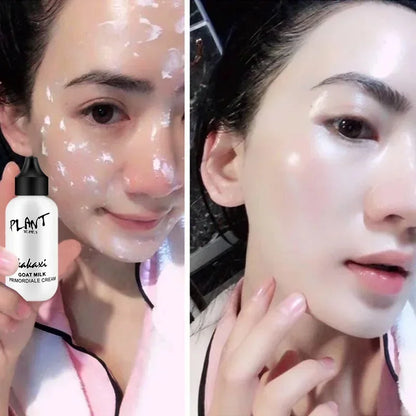 50ml Goat Milk Liquid Foundation Cream Waterproof Oil-control
