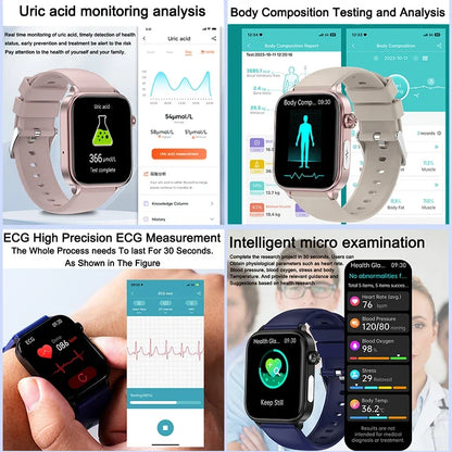 The LIGE Smart Watch offers a vibrant display, health tracking, and seamless connectivity in a sleek, water-resistant design—ideal for the modern man.