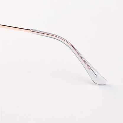 Fashion Anti Blue Light Round Glasses Ultra-Light Metal Frame