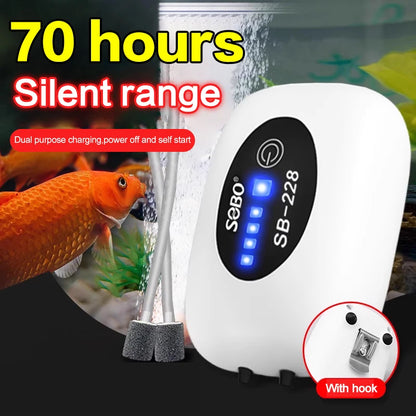 SOBO Aquarium Fish Tank Oxygen Air Pump Compressor