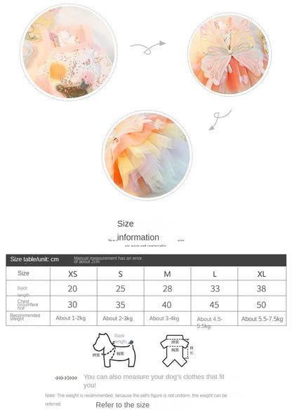 Summer Pet Princess Clothes Pet Dog Dress For Dogs Skirt Summer Dog Wedding York chihuahua poodle For Dogs Skirts Cat Dresses
