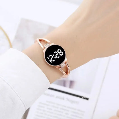 LED Fashion Watch for Women Touch Screen Ladies Time