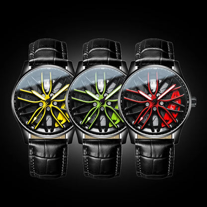 OLEVS Wheel Men's Luxury Watch Waterproof
