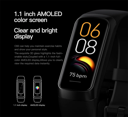 LIGE Amoled Smart Watch Men