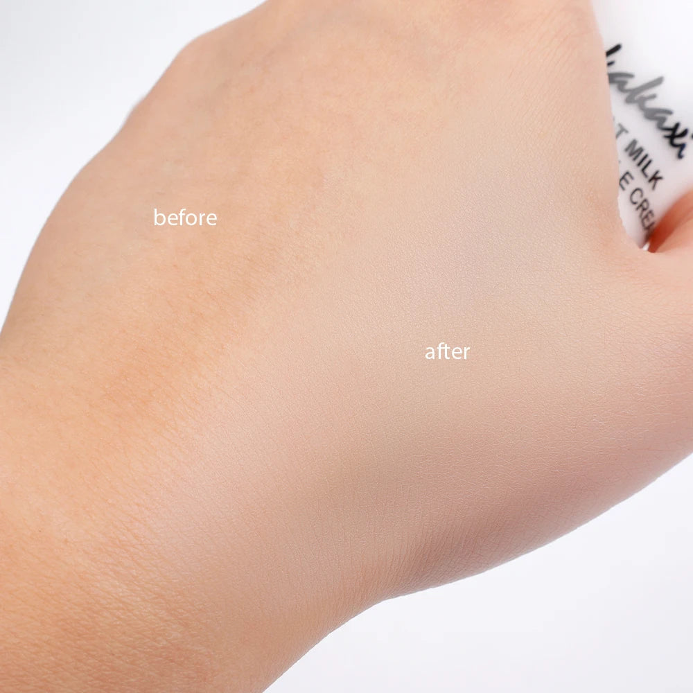 50ml Goat Milk Liquid Foundation Cream Waterproof Oil-control