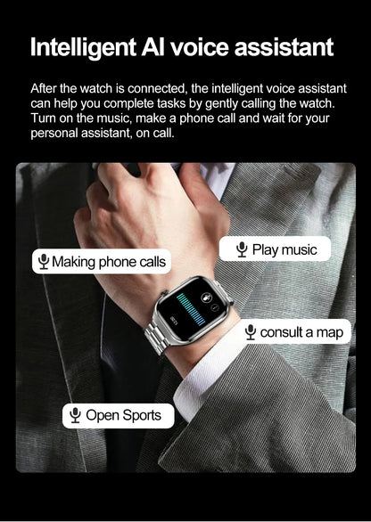 GUHUAVMI Uric Acid Blood Fat Smart Watch – Advanced Health Monitoring at Your Fingertips