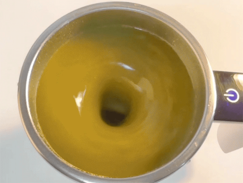 MagicMug Automatic Self Stirring Magnetic Mug with LCD Screen Coffee Milk Mixing