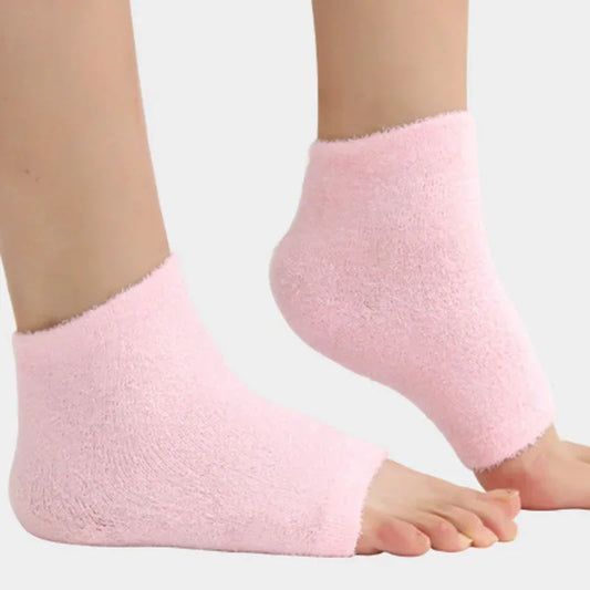Silicone Gel Heel Socks Feet Soften Cracked Smooth For Cracked Dry Skin