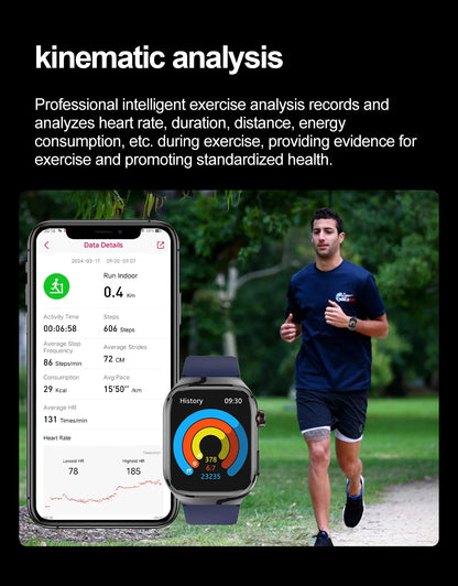 GUHUAVMI Uric Acid Blood Fat Smart Watch – Advanced Health Monitoring at Your Fingertips
