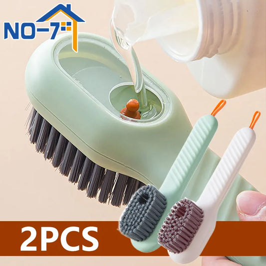 Multifunctional Cleaning Brush Soft-bristled Liquid Shoe Clothes Bush