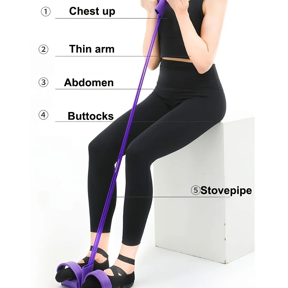Pedal Pulling Artifact Sit-up Assistant with Slimming Belly Female Fitness Equipment
