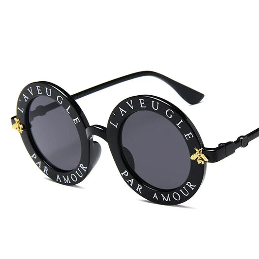 XaYbZc Round Mirror Sunglasses for Women – Fashionable and UV-Protected