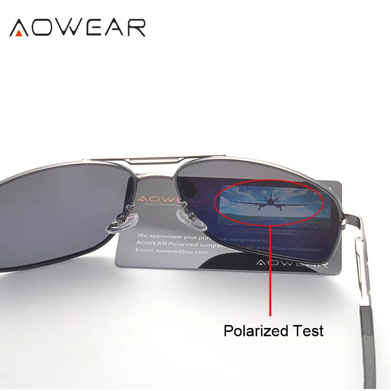 AeroLux Vision  Polarized Mirrored Sunglasses for Men Women Luxury Quality UV400