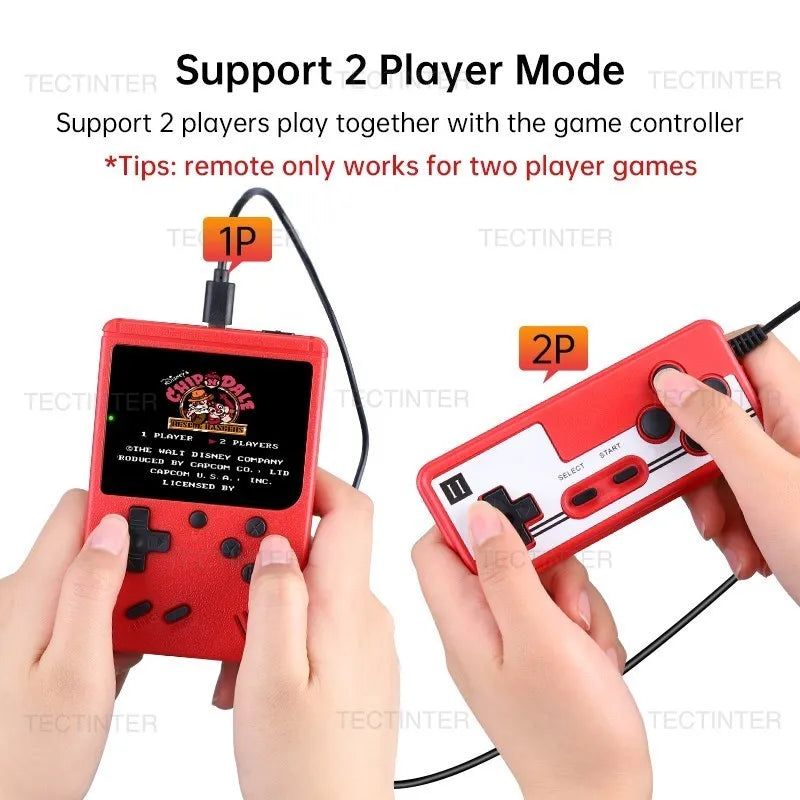 8-Bit Classic Video Games Console Built in 500 Games Retro Portable