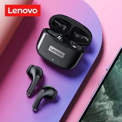 Lenovo LP40 Pro Earphones Bluetooth 5.3 Wireless Sports Headphone Waterproof with Mic Touch Control TWS Headset