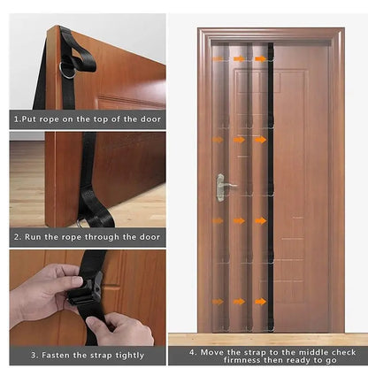 Upgrade Door Anchor Strap for Resistance Bands Exercises Anchor Gym Attachment for Home