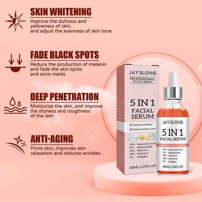 Sérum Combo Facial 5 em 1 30ml Eelhoe Anti-Aging