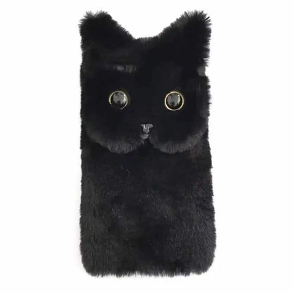 Plush Fur Phone Case For iPhone 15 14 XS XR X 13 12 11 Pro Max fluffy Fur Cover For iPhone 6 6S 7 8 Plus Cases