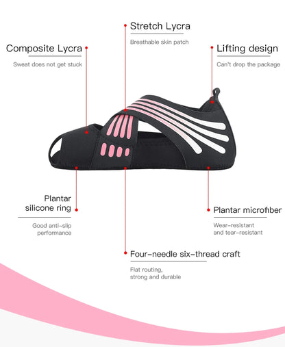 Gym Yoga Shoes Flat Soft Anti-slip Sole Ballet Fitness Dance