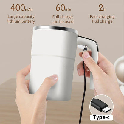 MagicMug Automatic Self Stirring Magnetic Mug with LCD Screen Coffee Milk Mixing