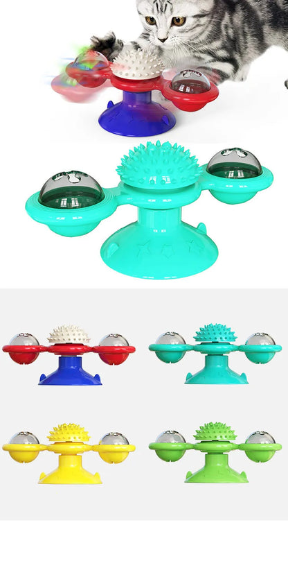 Engage Your Cat with the Windmill Cat Toy – The Ultimate Interactive Puzzle Toy for Fun and Mental Stimulation!