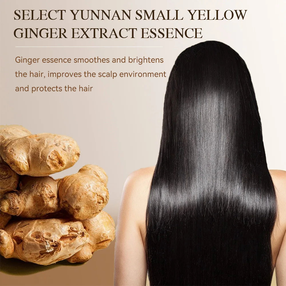 Ginger Growth Hair Oil Anti Hair Loss Fast Hair Growth Serum