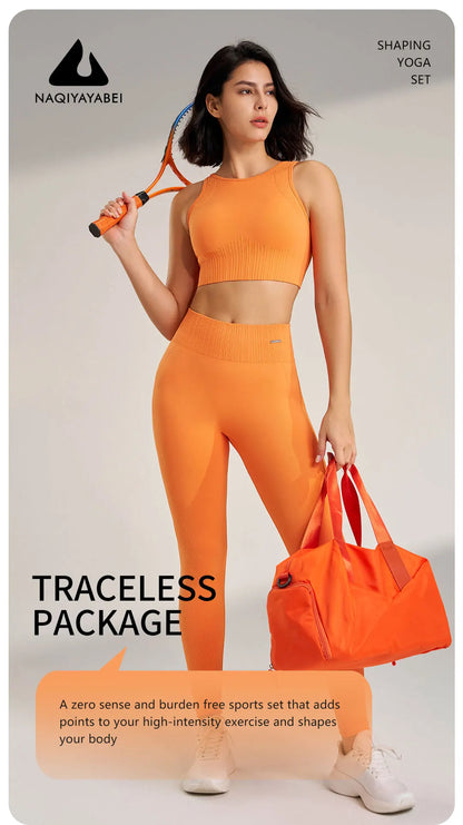 Yoga Clothing Set Women's Fitness Workout Underwear