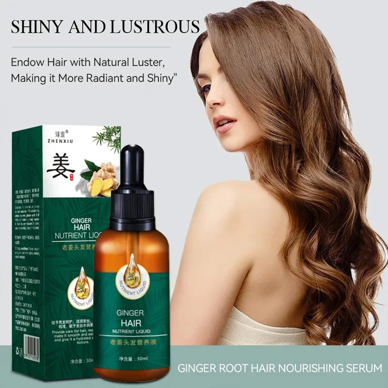 Ginger Growth Hair Oil Anti Hair Loss Fast Hair Growth Serum