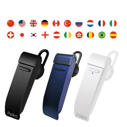 Translation Headphone 25 Languages Smart Voice Translator Instant Translated Wireless Bluetooth