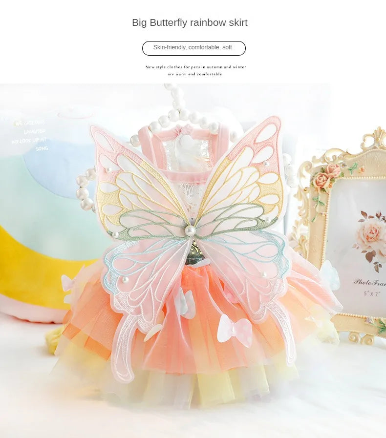 Summer Pet Princess Clothes Pet Dog Dress For Dogs Skirt Summer Dog Wedding York chihuahua poodle For Dogs Skirts Cat Dresses