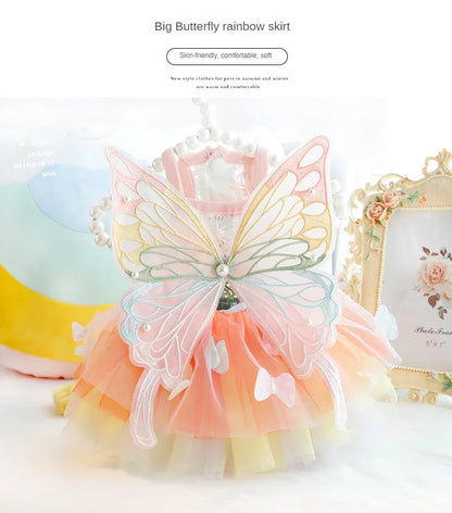 Summer Pet Princess Clothes Pet Dog Dress For Dogs Skirt Summer Dog Wedding York chihuahua poodle For Dogs Skirts Cat Dresses