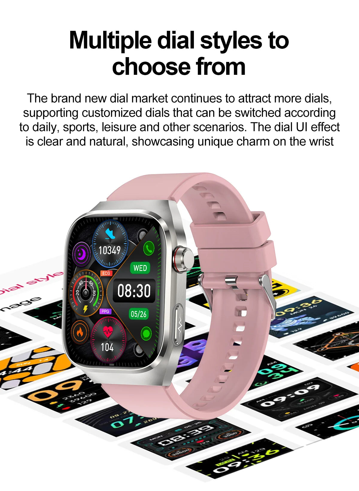 GUHUAVMI Uric Acid Blood Fat Smart Watch – Advanced Health Monitoring at Your Fingertips