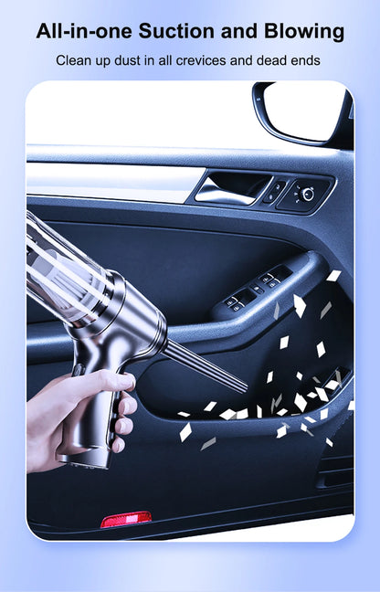 🚗 RAUGEE Wireless Portable Car Vacuum Cleaner – Compact Power at Your Fingertips 🧹