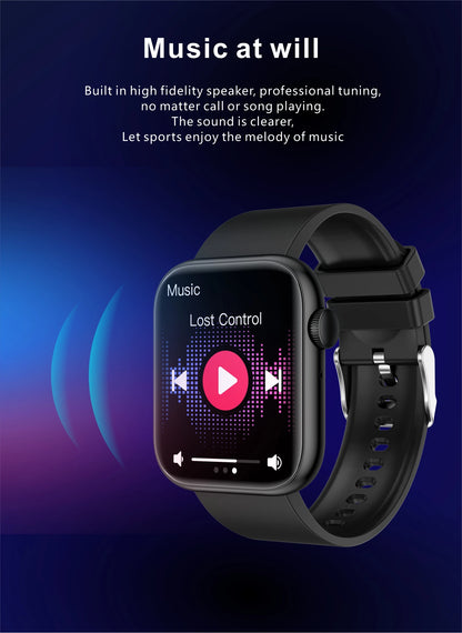 The LIGE Smart Watch features a vibrant Amoled display, health tracking, and seamless connectivity in a sleek, water-resistant design. Perfect for the modern man.