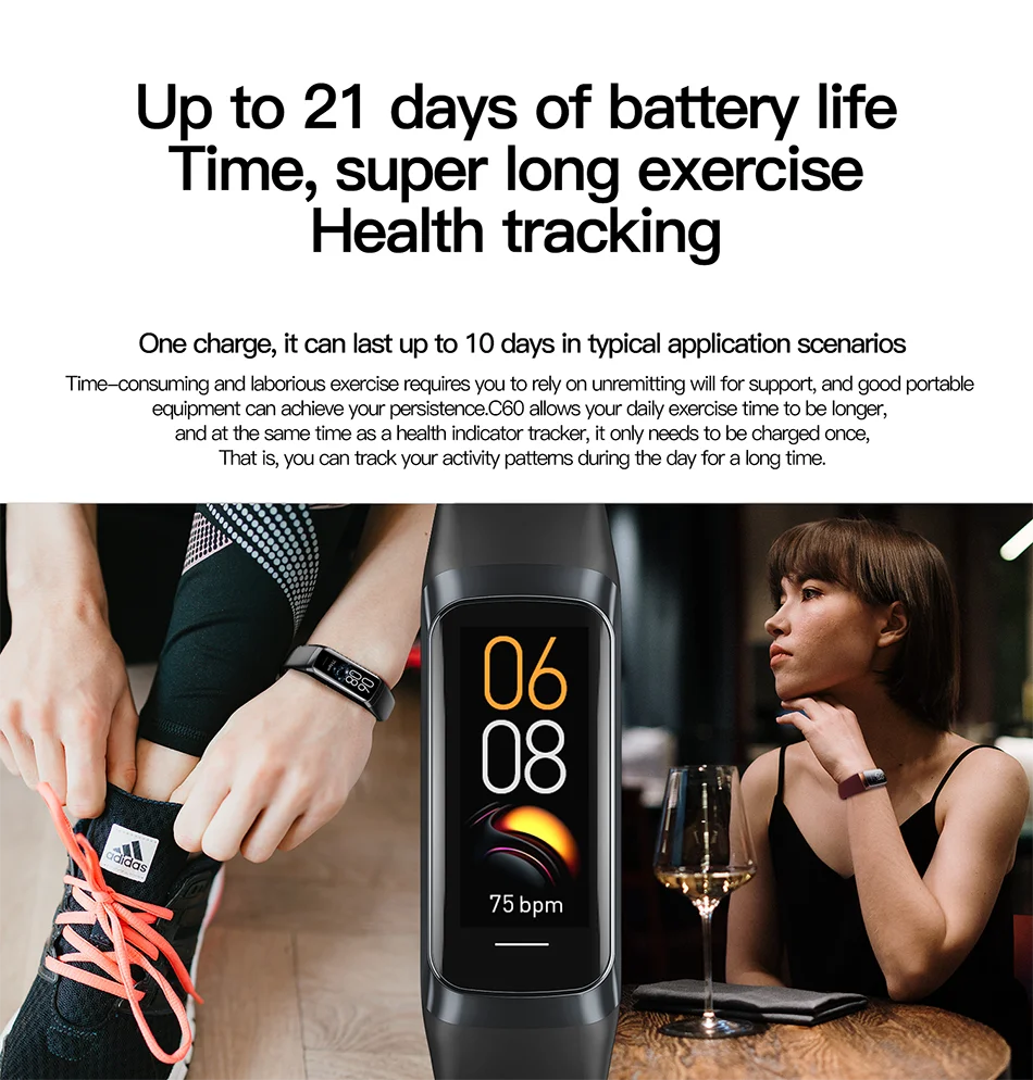 LIGE Amoled Smart Watch Men