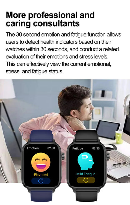 The LIGE Smart Watch offers a vibrant display, health tracking, and seamless connectivity in a sleek, water-resistant design—ideal for the modern man.