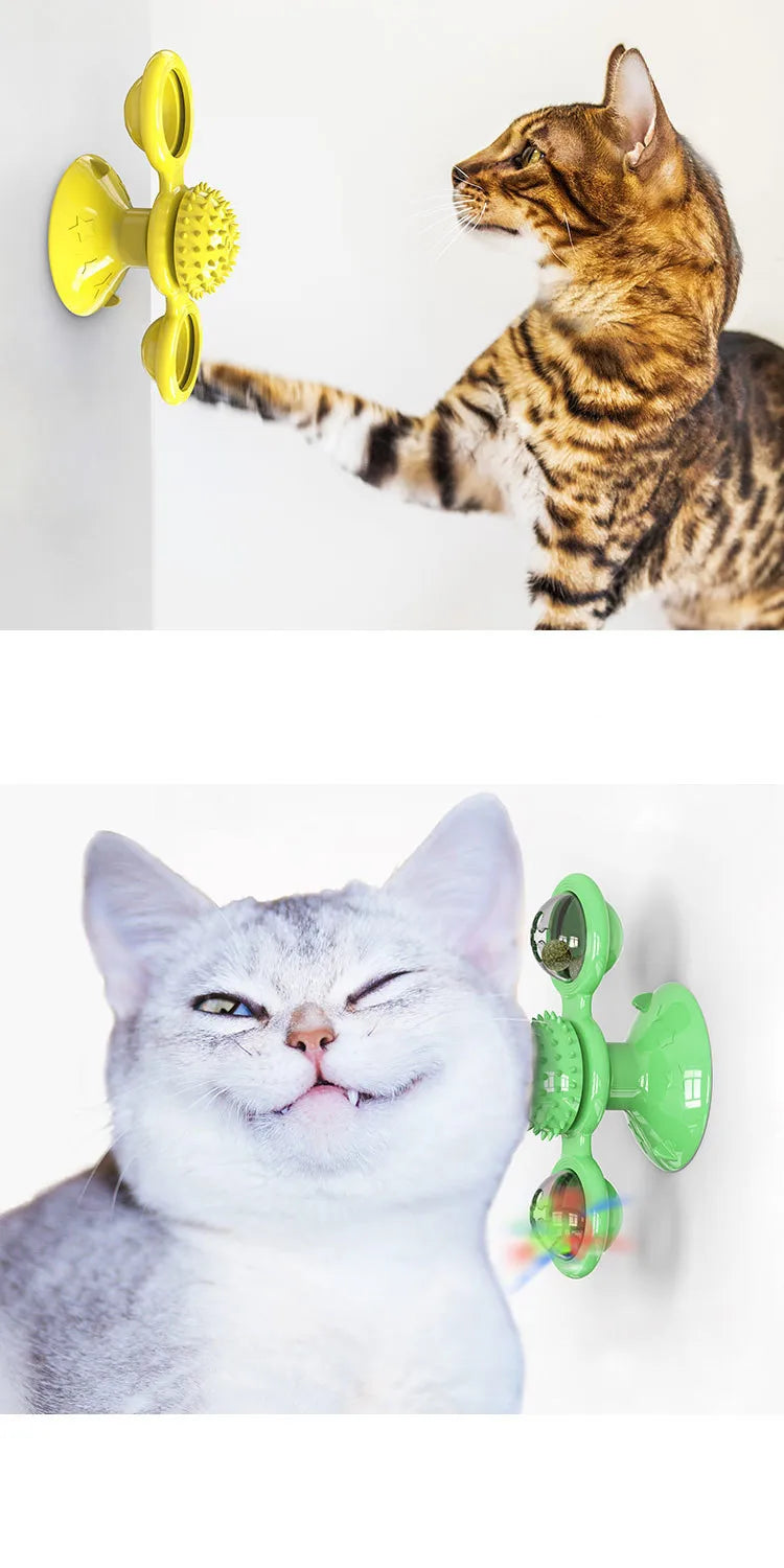 Engage Your Cat with the Windmill Cat Toy – The Ultimate Interactive Puzzle Toy for Fun and Mental Stimulation!