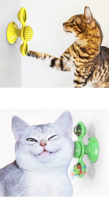 Engage Your Cat with the Windmill Cat Toy – The Ultimate Interactive Puzzle Toy for Fun and Mental Stimulation!